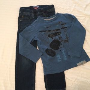 Boys jeans/shirt bundle
